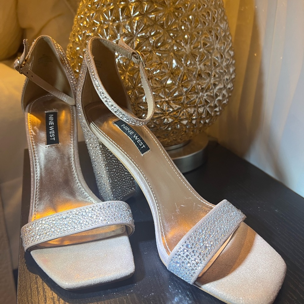Nine West Elegant Rhinestone Women's Sandals